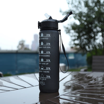 1000ml Water Bottle with Time Scale