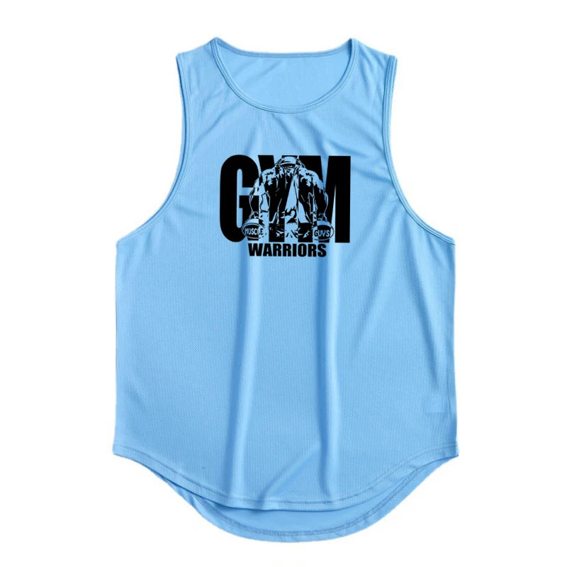 Quick-Dry Mesh Gym Tank Top