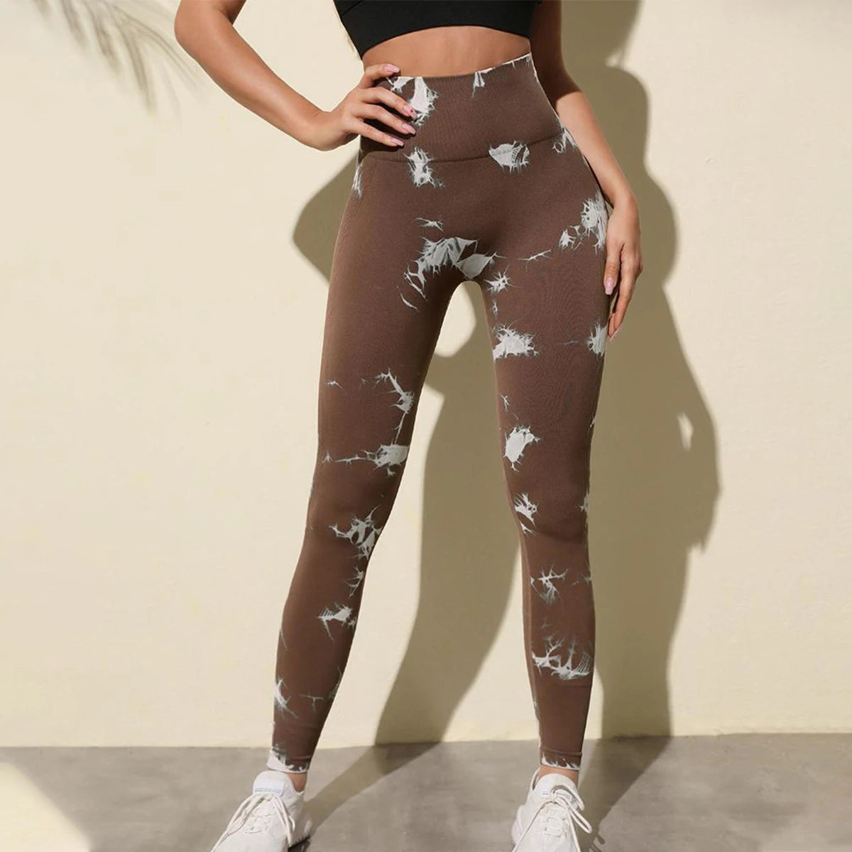 Seamless Tie-Dye Yoga Pants